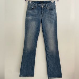 LUCKY BRAND Women's Low Rise Lolita Boot Jean size 2/26 Blue Denim Stretch